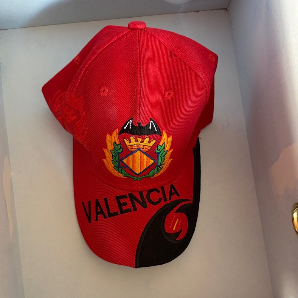 Valencia Red Baseball Cap